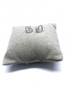 Orecchini a Lobo con Cuore a Filo