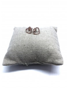 Orecchini a Lobo con Cuore a Filo 2