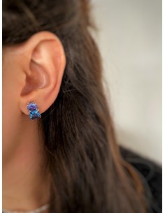 Orecchini Little Paris Blu