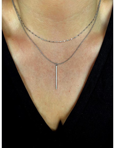 Elegant Two Strands Necklace