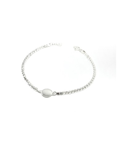 Nuggets and rod bracelet