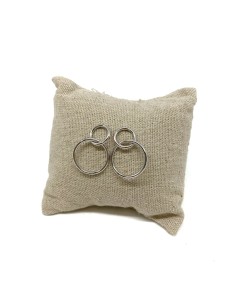 Double Circle Pendant Earrings 2