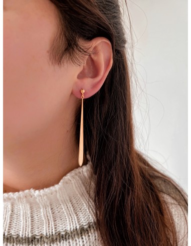 Aesthetic Line Pendant Earrings