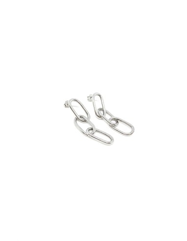 Medium Rectangular Chain Earrings