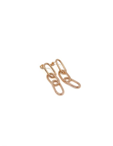 Medium Rectangular Chain Earrings