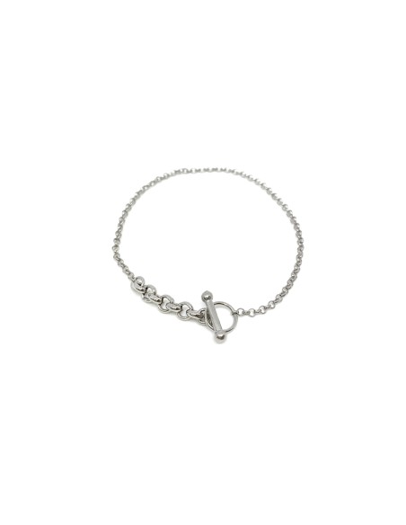Thin Chain Bracelet and T-Clasp