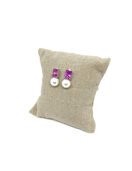 Spring Pearl and Stone Earrings