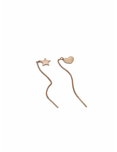 Star and Heart Thread Single Earring