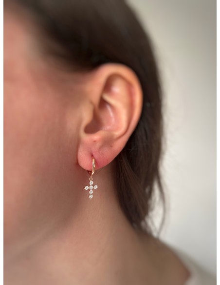 Cross Single Earring