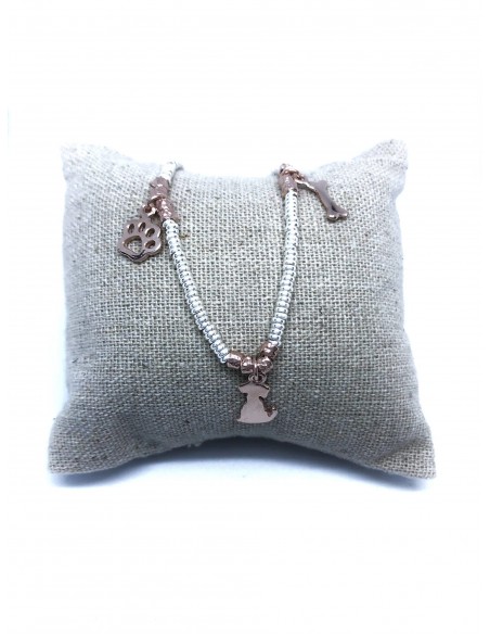 Bracciale con Rondelle e Soggetti Cane