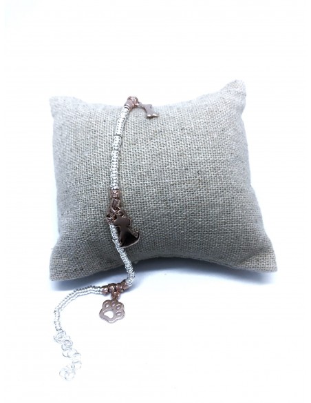 Bracciale con Rondelle e Soggetti Cane