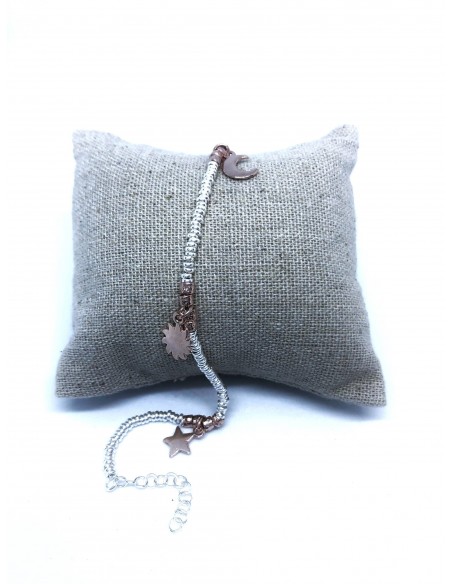Bracciale con Rondelle e Soggetti Cielo