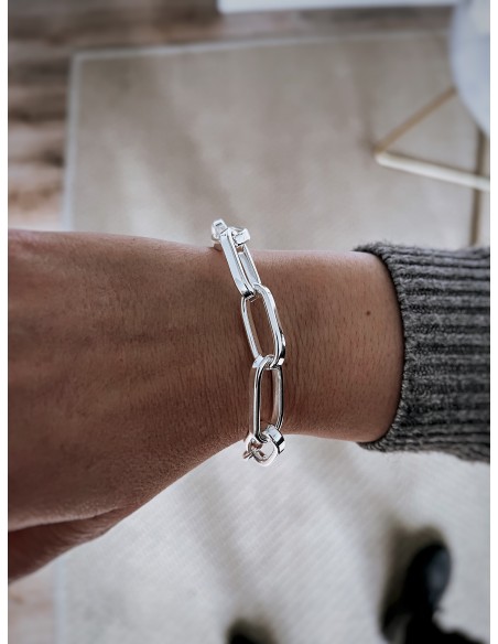 Square Rectangular Mesh Bracelet