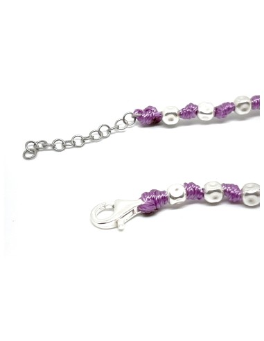 Bracciale Pepite e Nodini Colorati