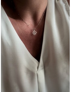 Short Necklace Four-leaf... 2