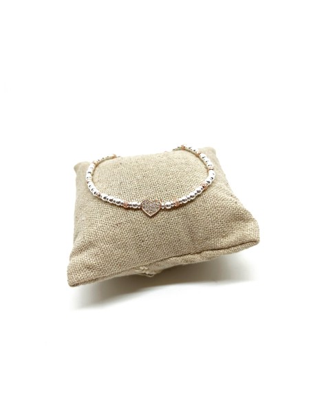 Bracciale Sfere e Rondelle con Soggetto Passante