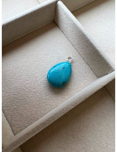 Medal Drop of Turquoise Rimless