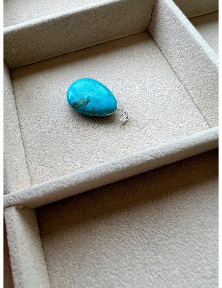 Medal Drop of Turquoise Rimless