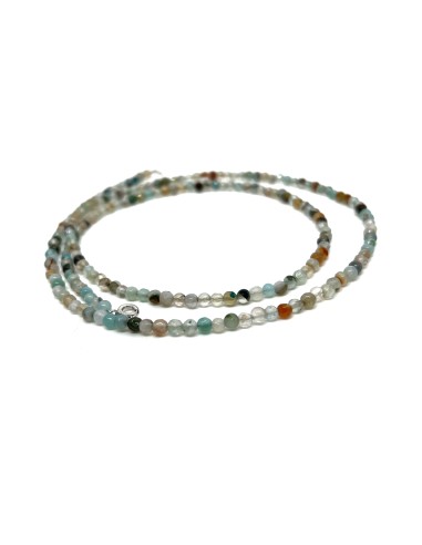 Long Blue Quartz Necklace