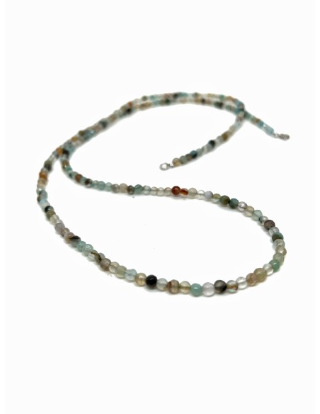 Long Blue Quartz Necklace