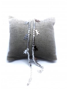Bracciale con Pepite 3 mm e Bimbi Pendenti