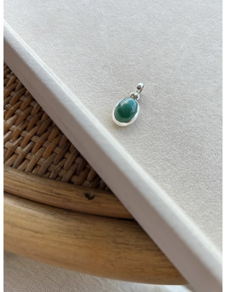 Small Oval Medallion of Malachite