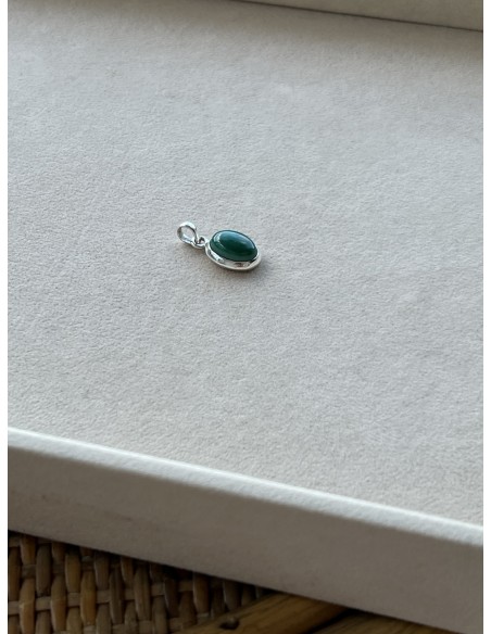 Small Oval Medallion of Malachite