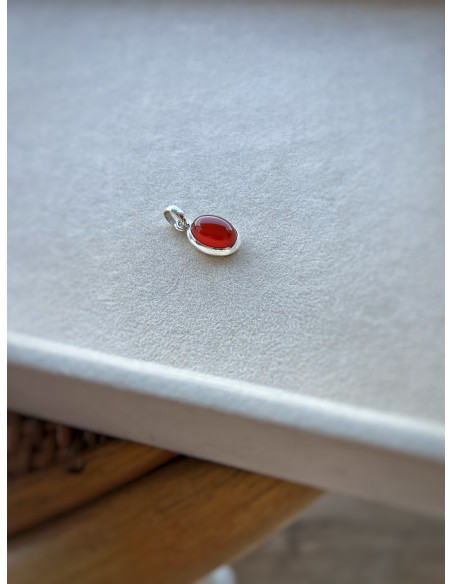 Small Oval Medal of Carnelian