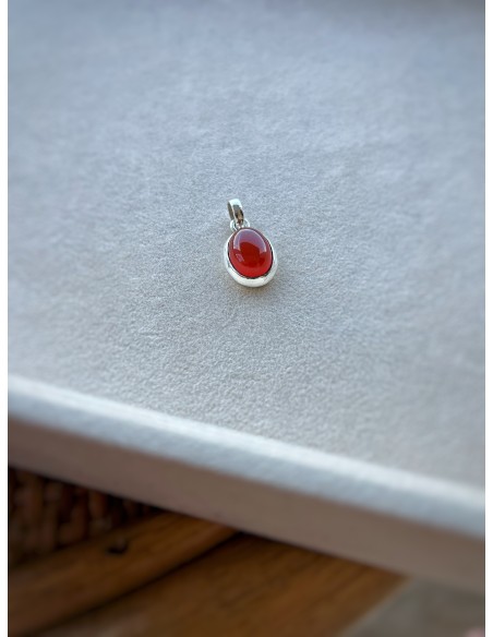 Small Oval Medal of Carnelian