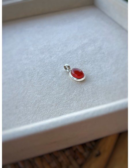 Small Oval Medal of Carnelian