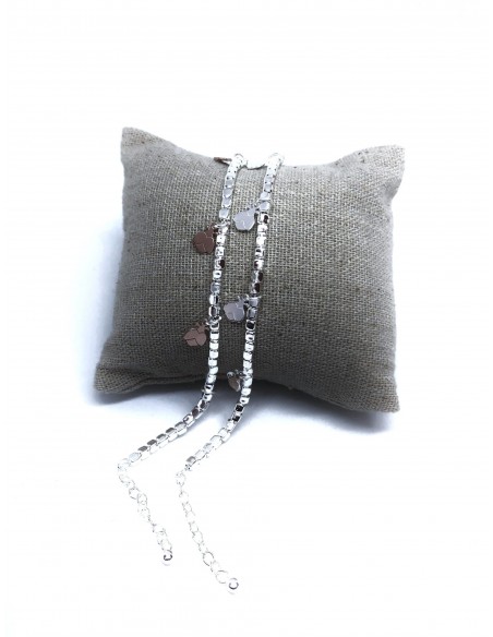 Bracciale con Pepite 3 mm e Coccinelle Pendenti