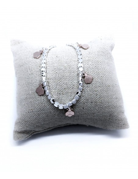 Bracciale con Pepite 3 mm e Coccinelle Pendenti