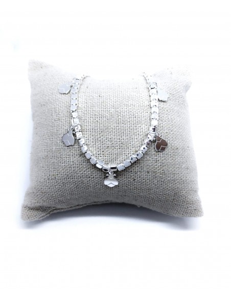 Bracciale con Pepite 3 mm e Coccinelle Pendenti