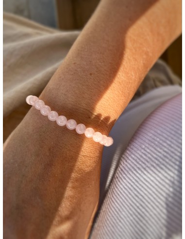 Pink Quartz Elastic Bracelet