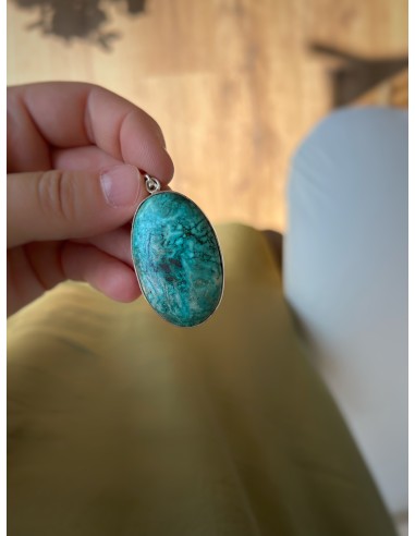 Oval Turquoise Medal 2.8 cm x 4.3 cm