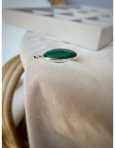 Medaglione Ovale Malachite 2.5 cm x...