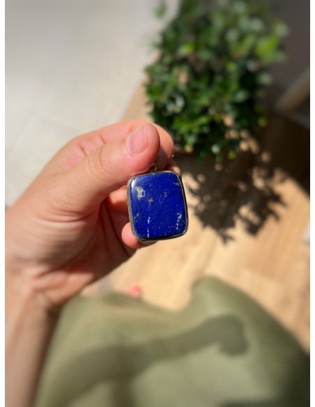 Medaglione Quadrato Lapislazzuli 2.6 cm x 3 cm