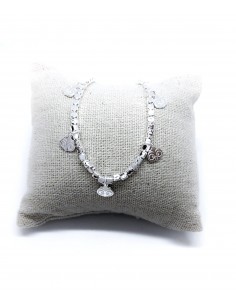 Bracciale con Pepite 3 mm e Gufetti Pendenti 2