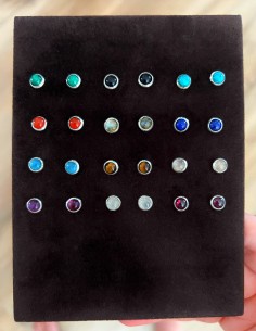 Earrings Natural Stones