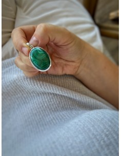 Malachite Oval Medallion... 2