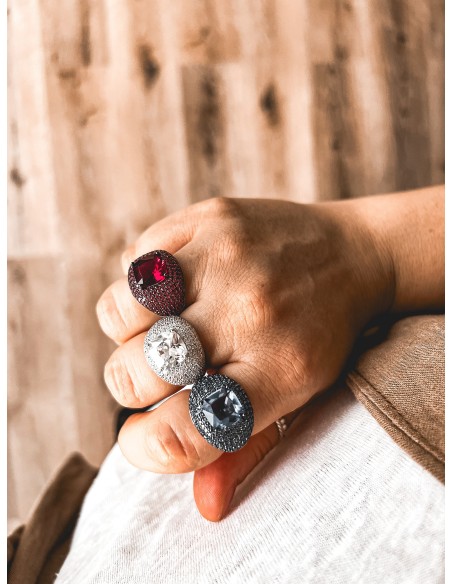 Adjustable Pavè Ring