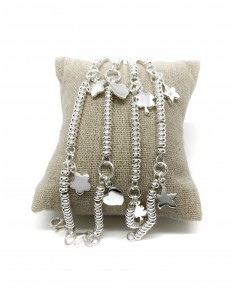 Bracciale con Rondelle e Soggetti Pendenti