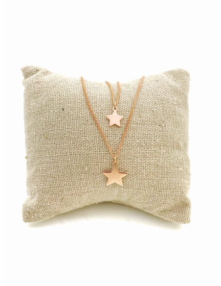 Collana Doppia Stelle Pendenti