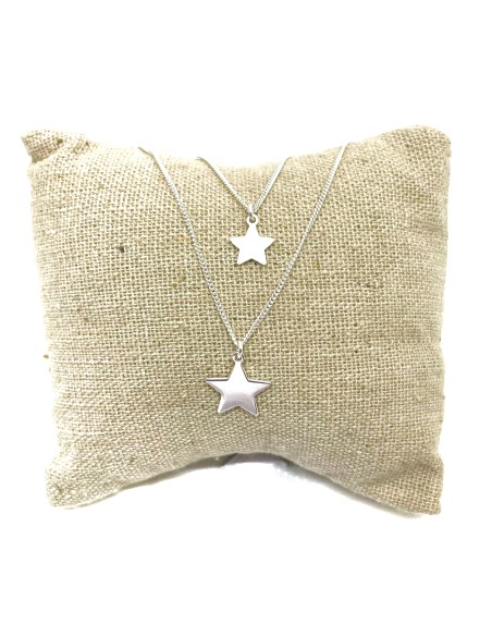Collana Doppia Stelle Pendenti
