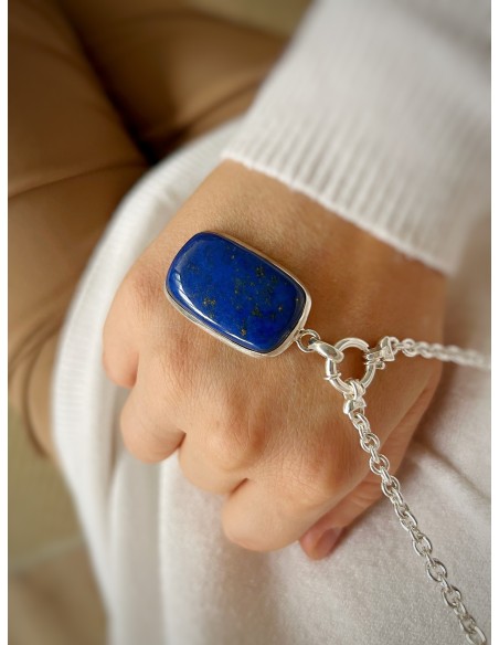 Medaglione Lapislazzuli 2 cm x 3.5 cm