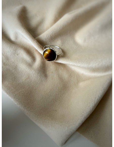 Ring Natural Stone Round