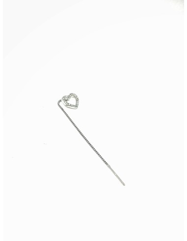 Empty Heart Thread Single Earring
