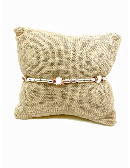 Cylinders and Nuggets Bracelet