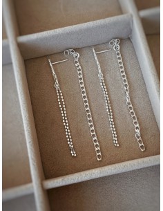 Double Chain Earrings 2