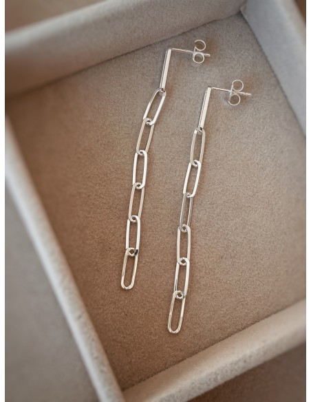 Little Rectangular Chian Earrings